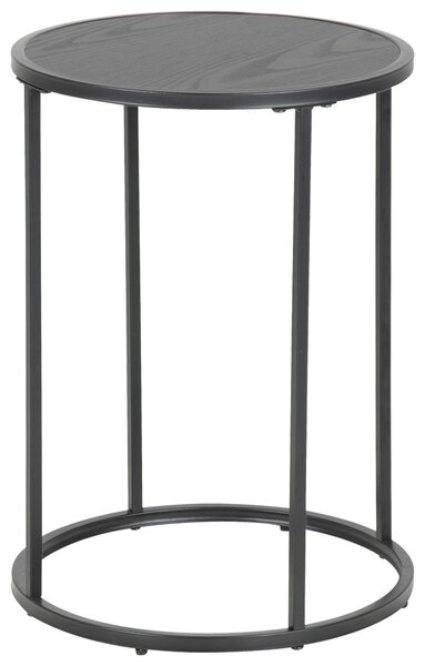 PRÍRUČNÝ STOLÍK, čierna, kompozitné drevo, 40/40/55 cm - Online Only obývacie izby, Online Only