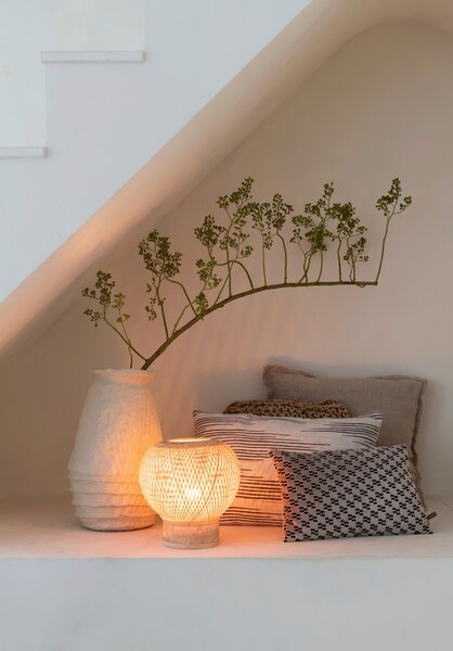 STOLNÁ LAMPA, nožný spínač, E27, 25/27 cm Good & Mojo - Online Only bytové doplnky, Online Only