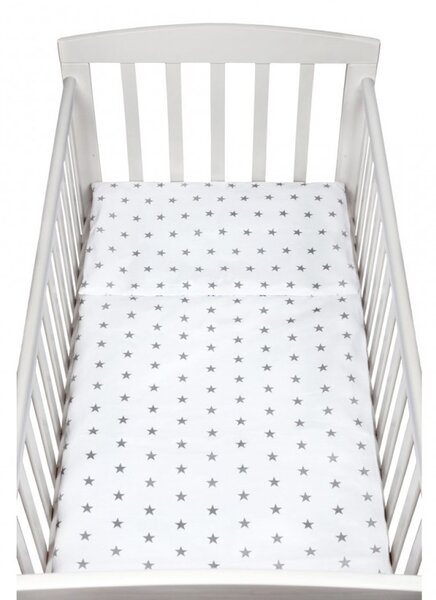 2-dielne posteľné obliečky New Baby 90/120 cm sivé hviezdičky, Vhodnosť: Pre všetkých