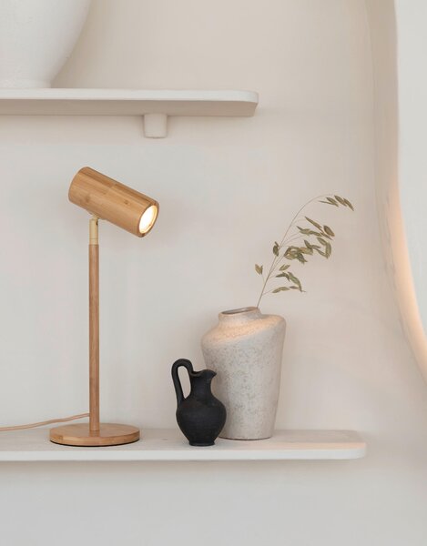 STOLNÁ LAMPA, stmievač s regulačným kolieskom, GU10, 15,5/15,5/47 cm Good & Mojo - Online Only bytové doplnky, Online Only