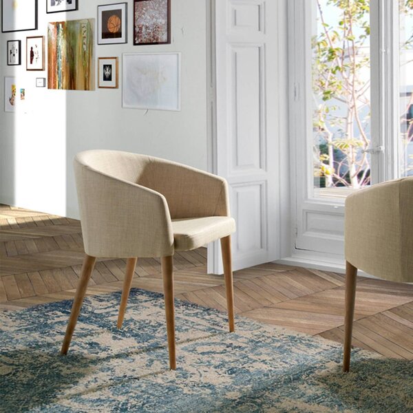 Béžová Jedálenská stolička 4007 59 × 56 × 78 cm ANGEL CERDÁ