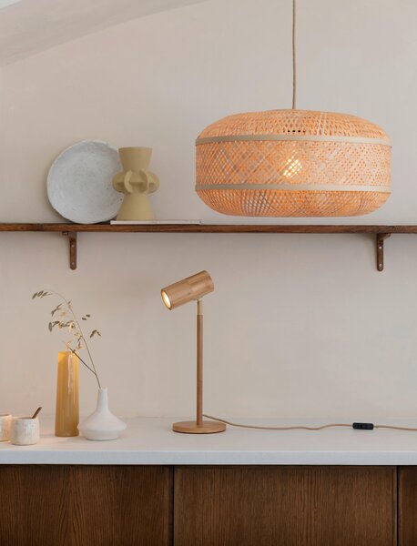 STOLNÁ LAMPA, stmievač s regulačným kolieskom, GU10, 15,5/15,5/47 cm Good & Mojo - Online Only bytové doplnky, Online Only