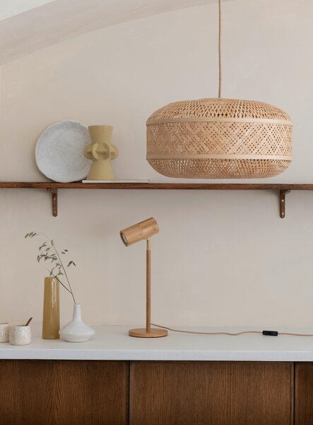 STOLNÁ LAMPA, stmievač s regulačným kolieskom, GU10, 15,5/15,5/47 cm Good & Mojo - Online Only bytové doplnky, Online Only