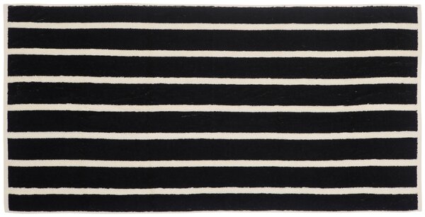UTERÁK, 70/140 cm, čierna, écru Dieter Knoll - Kúpeľňový textil