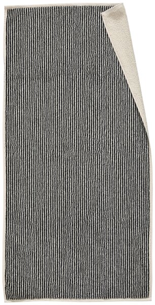 UTERÁK, 70/140 cm, čierna, écru Dieter Knoll - Kúpeľňový textil