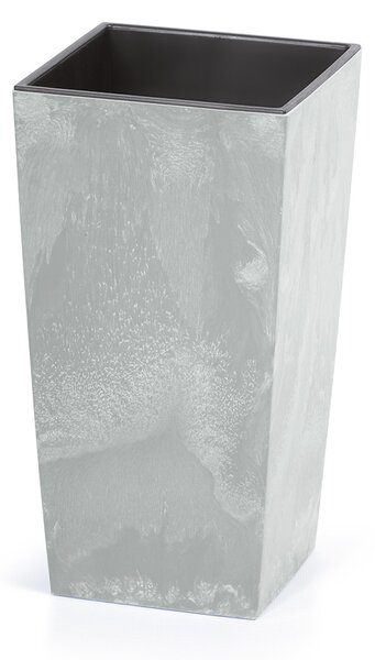 Prosperplast Kvetináč s vložkou Urbi Square (27 x 50 x 27 cm (Š x V x H), sivá/betón) (100275788)