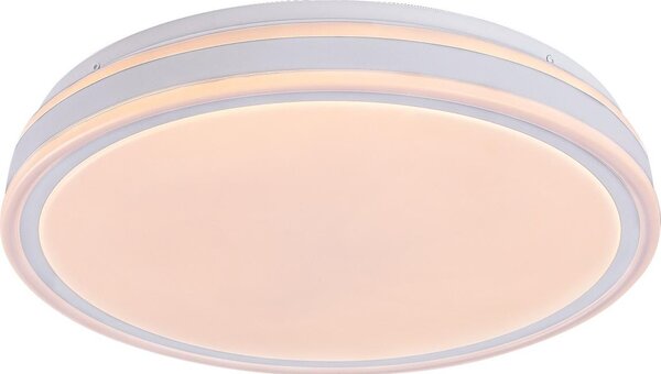 Rabalux 71413 - LED stmievateľné stropné svietidlo CORLET, 23 W/230 V, 3000-6500 K (nastaviteľná teplota farby), priemer 38,5 cm, biela, s diaľkovým ovládaním