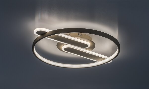 Rabalux 71468 - Stmievateľné LED stropné svietidlo BRANTIEL LED/55W/230V 3000-6000K 53x45 cm + diaľkové ovládanie
