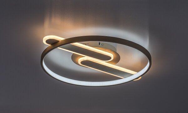 Rabalux 71468 - Stmievateľné LED stropné svietidlo BRANTIEL LED/55W/230V 3000-6000K 53x45 cm + diaľkové ovládanie