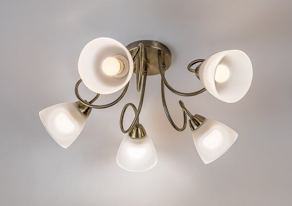 Rabalux 71482 - Prisadený luster PALOMINA 5xE27/60W/230V