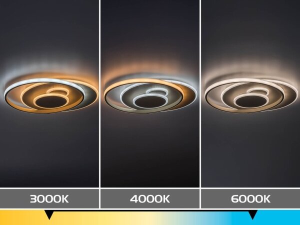 Rabalux 71465 - LED stmievateľné stropné svietidlo BRANTIEL 57W/230V 3000-6000K 48,5x40 cm + diaľkový ovládač