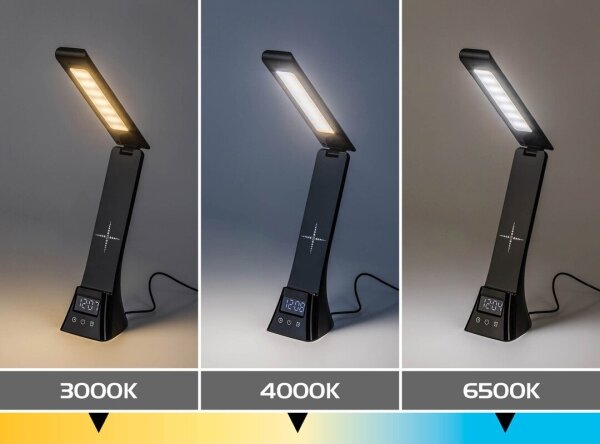 Rabalux 74036 - LED stmievateľná dotyková stolová lampa SERILO 6W/5V 3000/4000/6500K