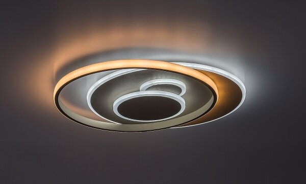 Rabalux 71465 - LED stmievateľné stropné svietidlo BRANTIEL 57W/230V 3000-6000K 48,5x40 cm + diaľkový ovládač