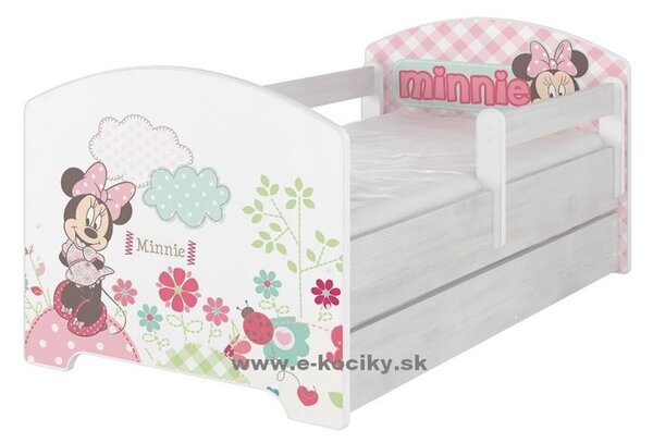 Baby Boo posteľ Disney Minnie Mouse 140x70 cm