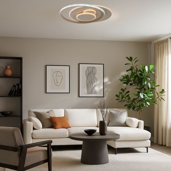 Rabalux 71465 - LED stmievateľné stropné svietidlo BRANTIEL 57W/230V 3000-6000K 48,5x40 cm + diaľkový ovládač