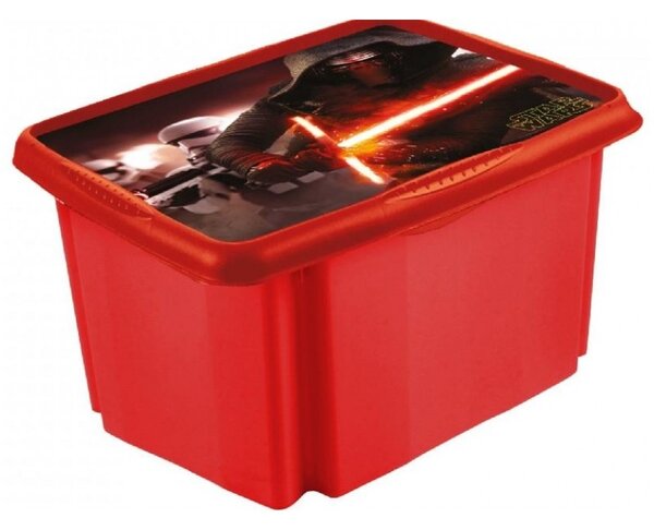 Keeeper Box na hračky Star Wars 45 l - červeny