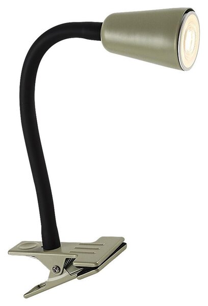 Rabalux 74092 - Stolná lampa s klipom ALDO 1xGU10/7W/230V khaki