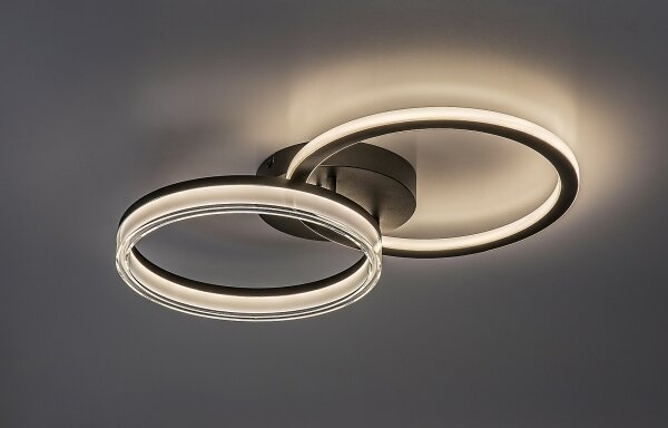 Rabalux 71479 - LED stmievateľné stropné svietidlo SERAPHIEL LED/38W/230V 3000-6500K 60x35 cm + diaľkový ovládač