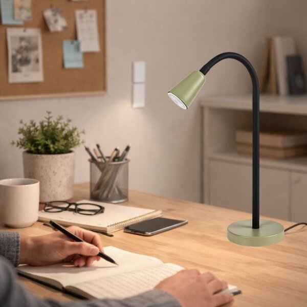 Rabalux 74094 - Stolná lampa ALDO 1xGU10/7W/230V khaki