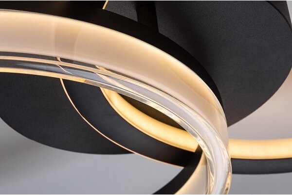 Rabalux 71479 - LED stmievateľné stropné svietidlo SERAPHIEL LED/38W/230V 3000-6500K 60x35 cm + diaľkový ovládač