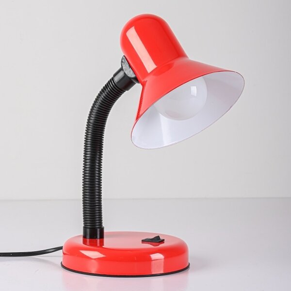 Stolná lampa MENTOR 1xE27/15W/230V červená