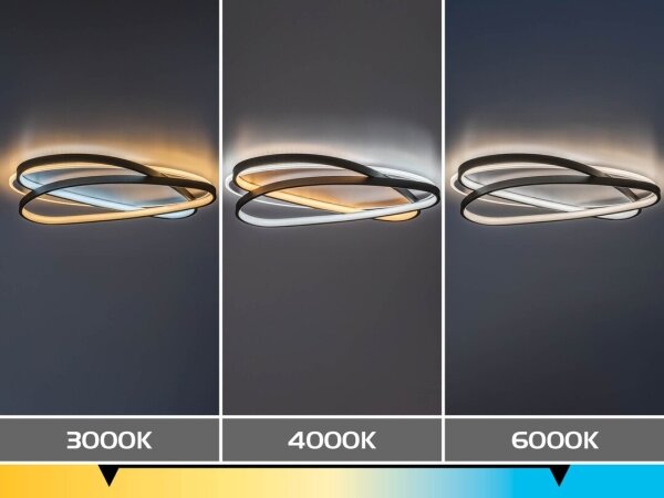 Rabalux 71470 - LED stmievateľné stropné svietidlo BRANTIEL LED/57W/230V 3000-6000K 53x38 cm+DO