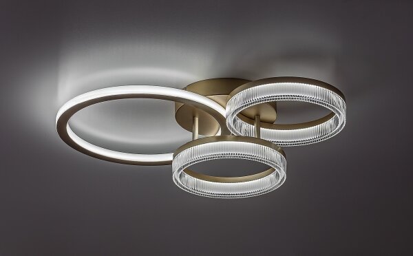 Rabalux 71473 - LED stmievateľné stropné svietidlo RIVONA LED/38W/230V 3000-6500K 58,5x38 cm + diaľkové ovládanie