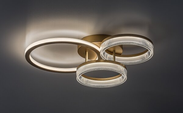 Rabalux 71473 - LED stmievateľné stropné svietidlo RIVONA LED/38W/230V 3000-6500K 58,5x38 cm + diaľkové ovládanie