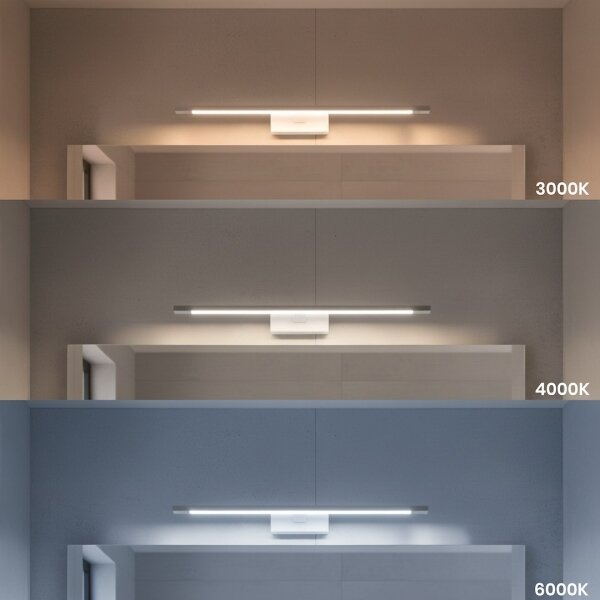 Kúpeľňové osvetlenie zrkadla KLIMT LED/12W/230V 3000/4000/6000K 60 cm IP44 biela