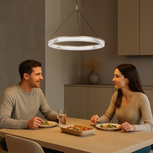 Rabalux 72471 - LED stmievateľný luster na lanku RIVONA LED/24W/230V 3000-6500K + diaľkové ovládanie