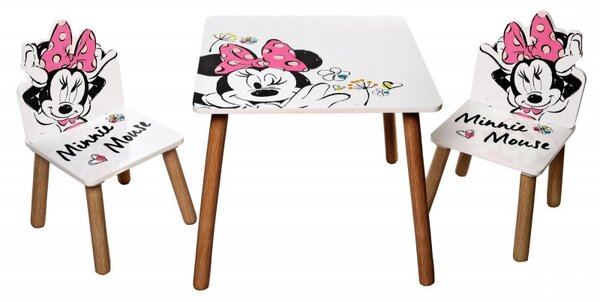 Detský stôl so stoličkami Minnie Mouse
