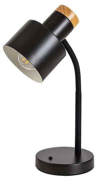 Rabalux 74096 - Stolová lampa PASTRO 1xE27/20W/230V čierna