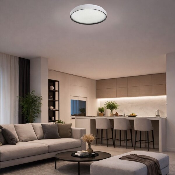 Rabalux 71449 - ZERAVA LED stmievateľné stropné svietidlo LED/34W/230V 3000-6500K pr. 38 cm + diaľkový ovládač