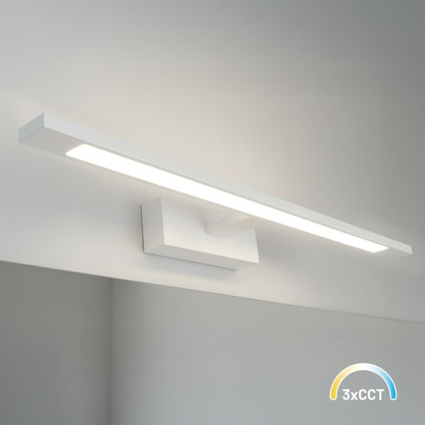 Kúpeľňové osvetlenie zrkadla KLIMT LED/12W/230V 3000/4000/6000K 60 cm IP44 biela