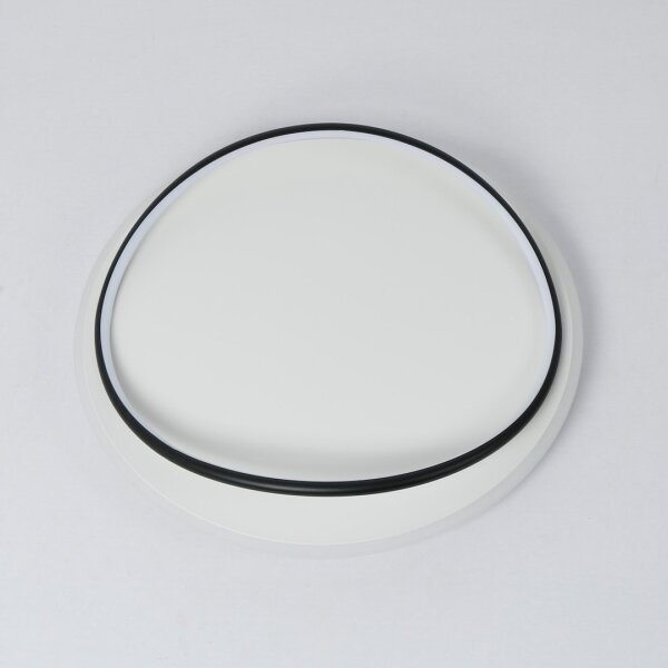 LED stropné svietidlo HALO LED/38W/230V priemer 50 cm čierna