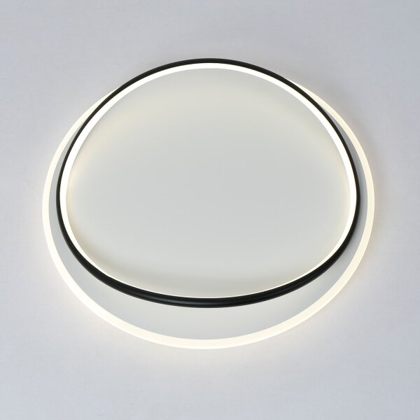 LED stropné svietidlo HALO LED/38W/230V priemer 50 cm čierna