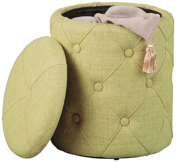 TABURETKA, plast, kompozitné drevo, 34/40/34 cm MID.YOU - Online Only drobný nábytok, Online Only