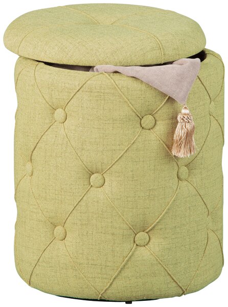 TABURETKA, plast, kompozitné drevo, 34/40/34 cm MID.YOU - Online Only drobný nábytok, Online Only