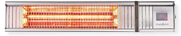 Nedis HTPA30ESS - Vonkajšie elektrické vykurovacie teleso 2000W/230V IP65 + DO