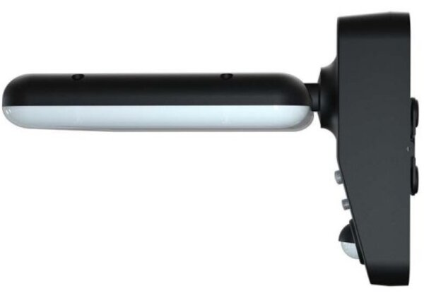 LED solárne nástenné svietidlo so senzorom LED/15W/3,2V 4000K/6000K IP65 čierne