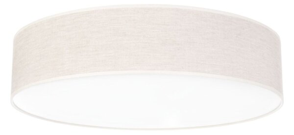 BRITOP Lighting Stropné svietidlo BOHO, 4xMax.25W, béžové textilné tienidlo s bielym plastom