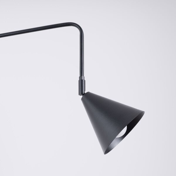 Sollux SL.1697 - Nástenná lampa NOX 1xE14/10W/230V čierna