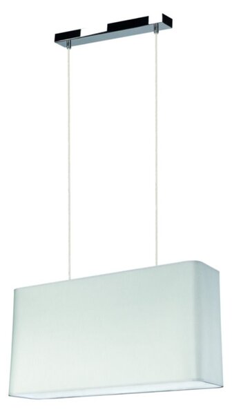 BRITOP Lighting Závesné svietidlo CADRE, 2xMax.40W, sivé textilné tienidlo, CH