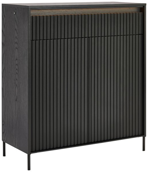 SKRINKA NA TOPÁNKY, čierna, 92/104/40 cm Hom`in - Skrine, regály & police na topánky
