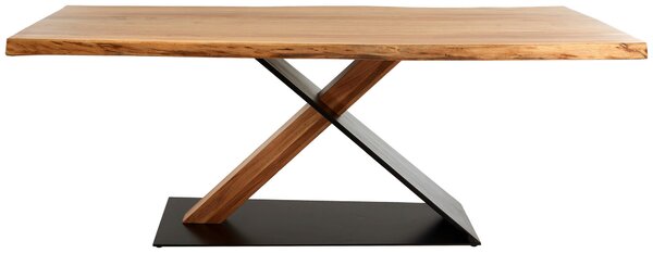 JEDÁLENSKÝ STÔL, akácia, čierna, farba akácie, 200/100/76 cm Linea Natura - Obývacie zostavy