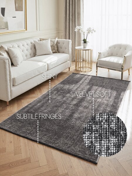 ELLE Decoration , Kusový koberec Brilliance Prisma 106310 Silver Grey z kolekcie Elle, 80x150, šedá, obývacia izba