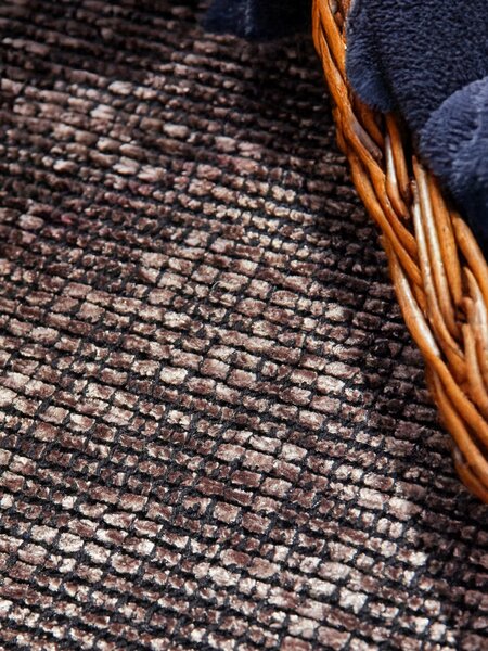 ELLE Decoration , Kusový koberec Brilliance Prisma 106311 Brown z kolekcie Elle kruh, 160x160 (priemer) kruh, hnedá, obývacia izba