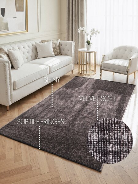 ELLE Decoration , Kusový koberec Brilliance Prisma 106311 Brown z kolekcie Elle, 80x150, hnedá, obývacia izba