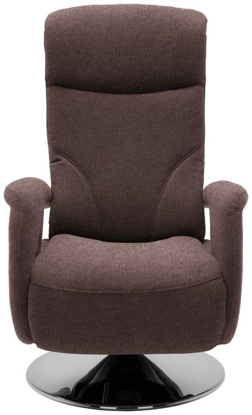 RELAXAČNÉ KRESLO, textil, hnedá Dieter Knoll - Kreslá