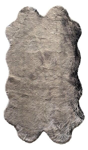 UMELÁ KOŽUŠINA, 90/160 cm, antracitová - Koberce